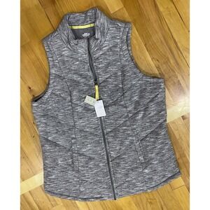 Women's Maurice's Grey Puffer Vest Size XXL NWT